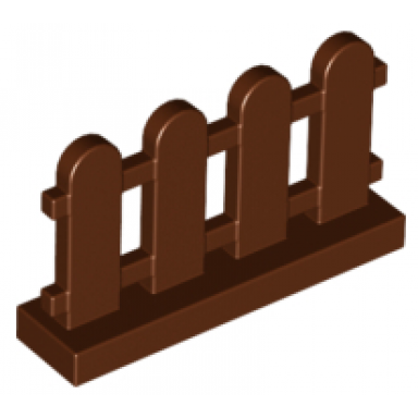 reddish brown fence 1 x 4 x 2 paled picket