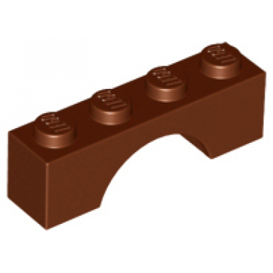 reddish brown arch 1 x 4