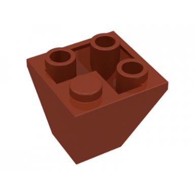 reddish brown slope inverted 45 2 x 2 double convex