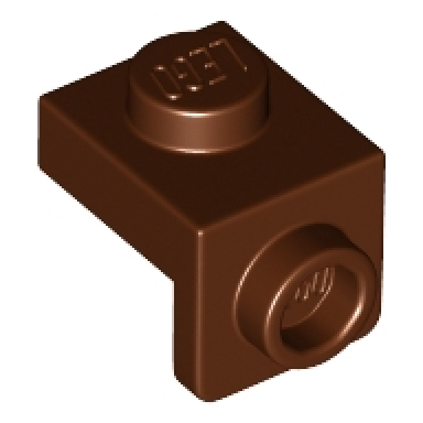 reddish brown bracket 1 x 1 - 1 x 1