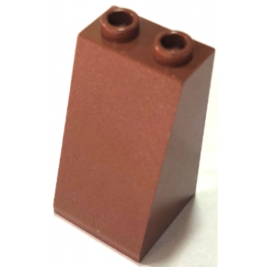 reddish brown slope 75 2 x 2 x 3 - hollow studs