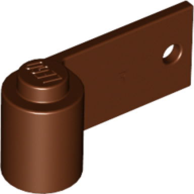 reddish brown door 1 x 3 x 1 right