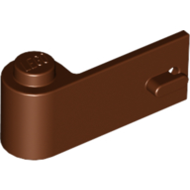 reddish brown door 1 x 3 x 1 left