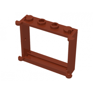 reddish brown window 1 x 4 x 3