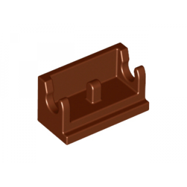 reddish brown hinge brick 1 x 2 base