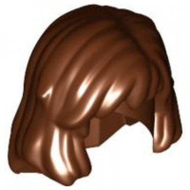 reddish brown minifigure hair female mid-length