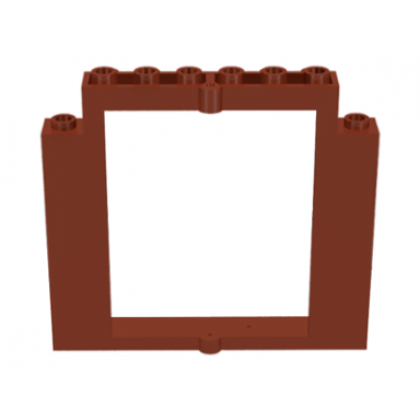 reddish brown door frame 2 x 8 x 6 swivel without bottom notches