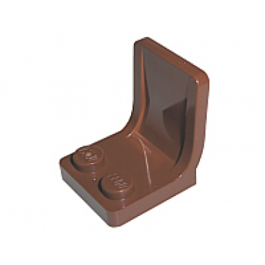 reddish brown minifigure utensil seat chair 2 x 2