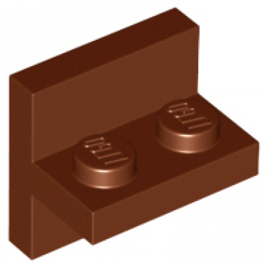 reddish brown bracket 2 x 2 - 1 x 2 centered