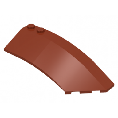 reddish brown wedge 8 x 3 x 2 open right