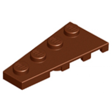 reddish brown wedge plate 4 x 2 left