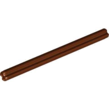 reddish brown technic axle 7l