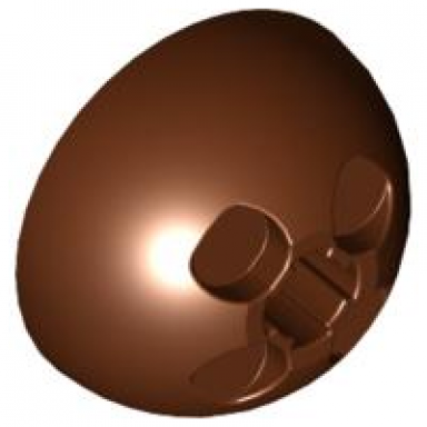 reddish brown cylinder hemisphere 3 x 3 ball turret
