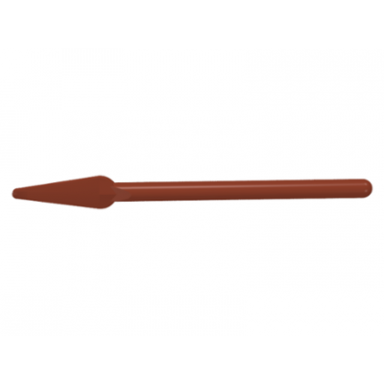 reddish brown minifigure weapon pike spear - handle with round end