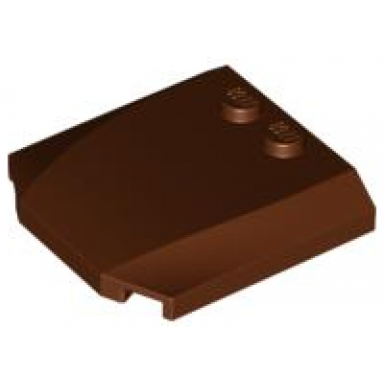 reddish brown wedge 4 x 4 x 2 3 triple curved