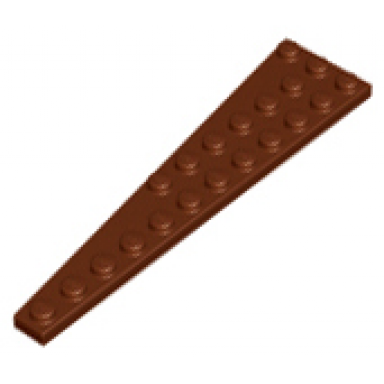 reddish brown wedge plate 12 x 3 right