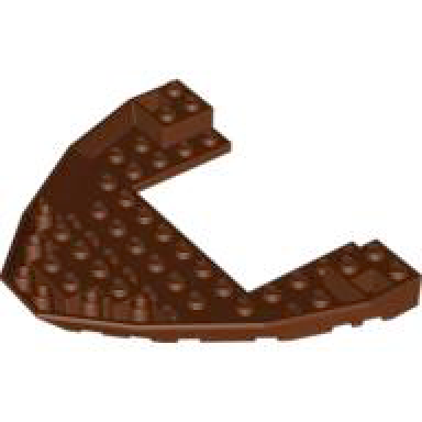 reddish brown boat bow brick 10 x 12 x 1 open