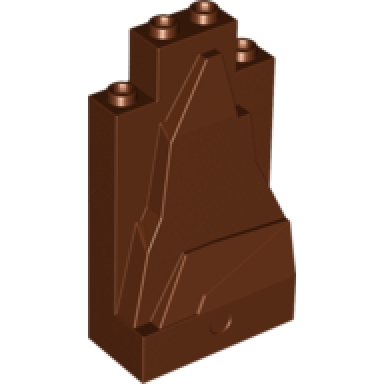 reddish brown rock panel 2 x 4 x 6