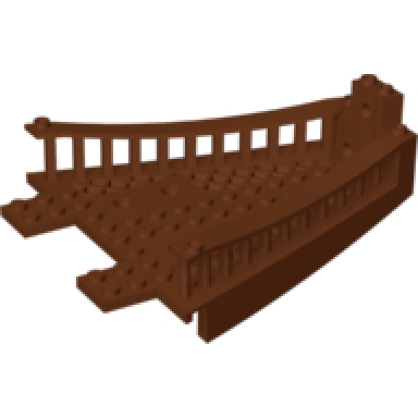 reddish brown boat bow top 14 x 12