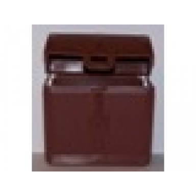 reddish brown duplo treasure chest opening 2 x 3 1 2 x 3