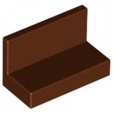 reddish brown panel 1 x 2 x 1