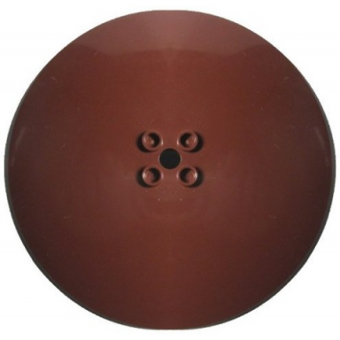 reddish brown dish 10 x 10 inverted radar - hollow studs