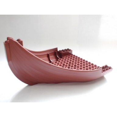reddish brown boat hull viking bow stern