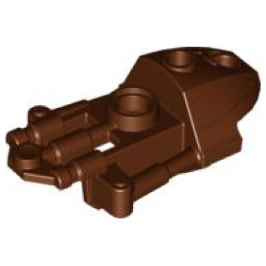 reddish brown bionicle toa inika thigh cover