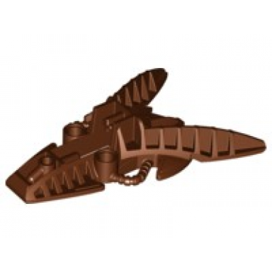 reddish brown bionicle foot piraka mechanical
