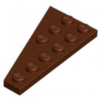 reddish brown wedge plate 6 x 3 right