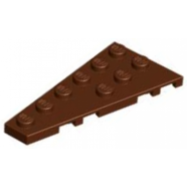 reddish brown wedge plate 6 x 3 left