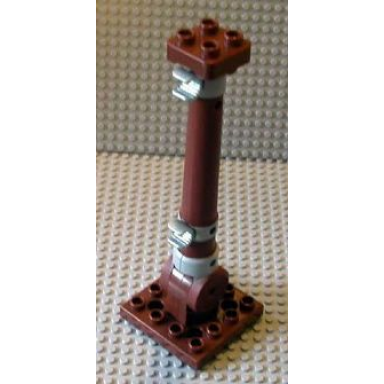 reddish brown duplo boat mast 4 x 4 x 10