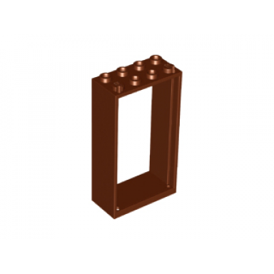 reddish brown door frame 2 x 4 x 6