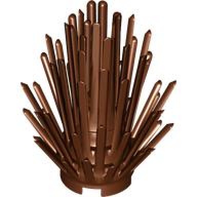 reddish brown plant prickly bush 2 x 2 x 4