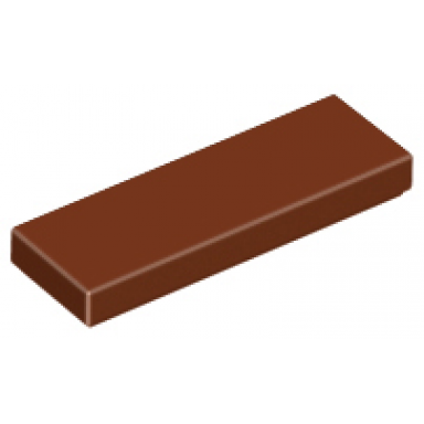 reddish brown tile 1 x 3