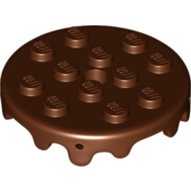 reddish brown frosting for 4 x 4 cake