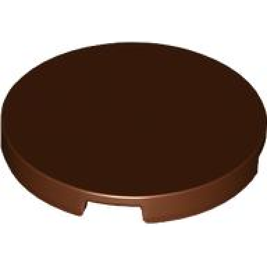 reddish brown tile round 3 x 3