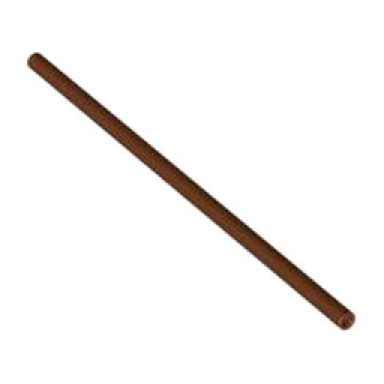 reddish brown hose rigid 3mm d 12l 9.6cm
