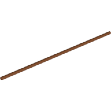 reddish brown hose rigid 3mm d 18l 14.4cm