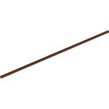 reddish brown hose rigid 3mm d 20l 16.0cm