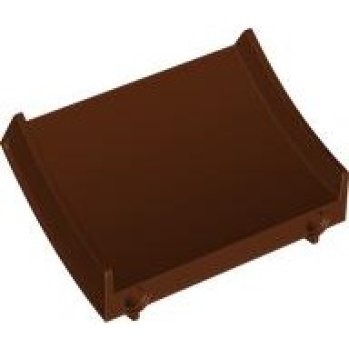reddish brown sports stuntz loop ramp section