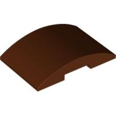 reddish brown slope curved 6 x 4 double