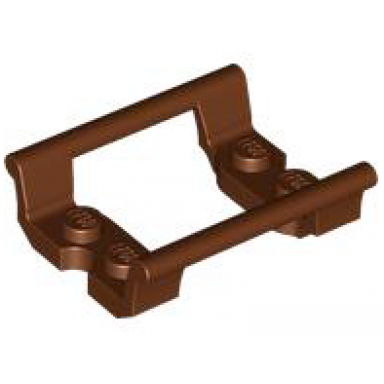 reddish brown train track roller coaster straight 4l