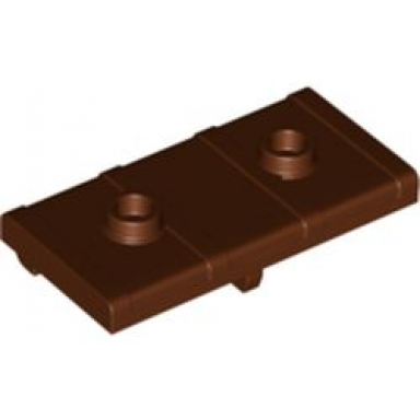 reddish brown container treasure chest lid flat