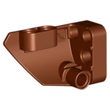 reddish brown technic panel fairing 2 small smooth short side b