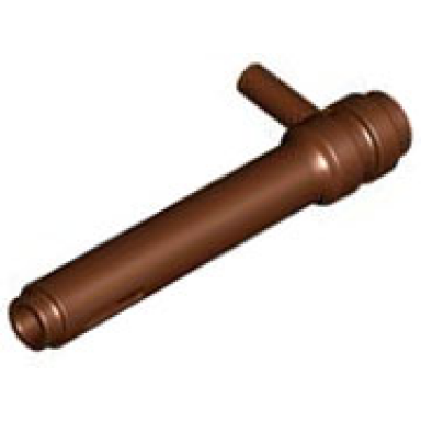 reddish brown cylinder 1 x 5 1 2 with bar handle friction cylinder