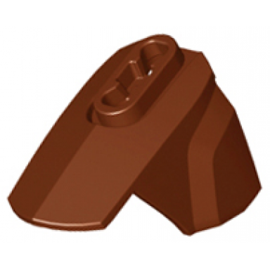 reddish brown hero factory armor with ball joint socket - size 4