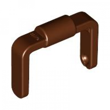 reddish brown minifigure utensil bucket 1 x 1 x 1 handle scooter stand