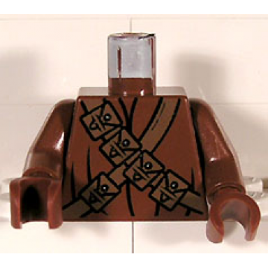 reddish brown torso sw jawa pattern reddish brown arms reddish brown hands