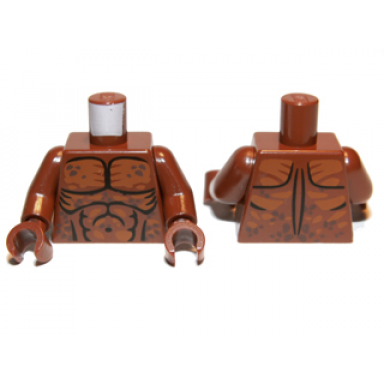 reddish brown torso lotr muscles outline pattern lurtz reddish brown arms reddish brown hands
